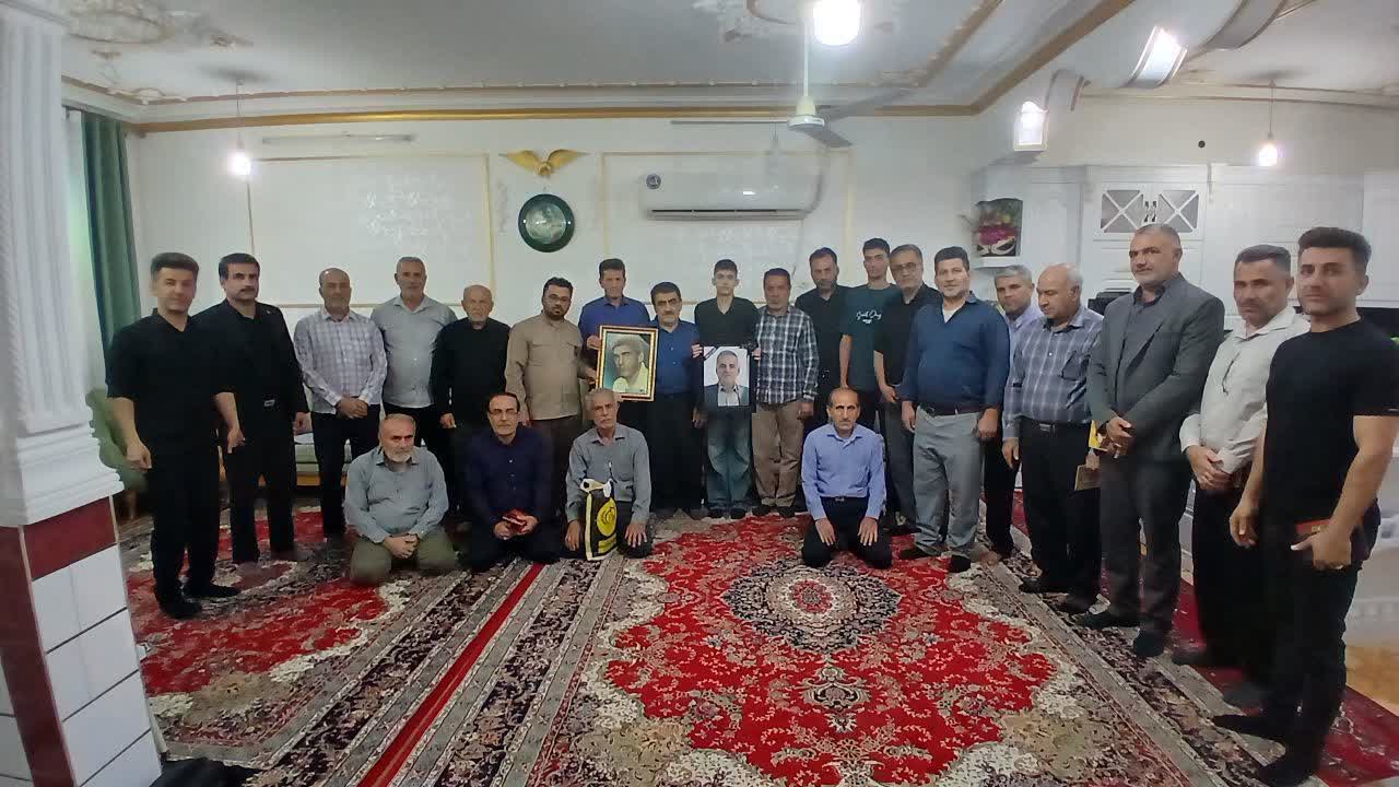دیدار و سرکشی از خانواده شهید والامقام بیت‌الله اسمی‌پور در هفتکل