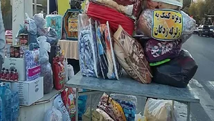 کمک&zwnj;های عشایر لالی به دست زلزله زدگان اندیکا رسیدند
