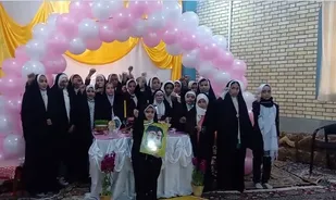 اعتراض دانش آموزان به جنایات رژیم صهیونیستی+فیلم
