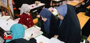 تدریس معلمان جهادی در اجتماعات مردمی شوشتر
