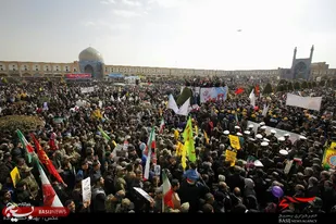 حضور مردم اصفهان در راهپیمایی ۲۲بهمن ۱۳۹۵