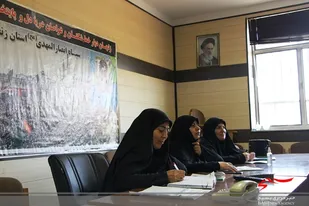 جلسه توجیهی بسیجیان حوزه های مقاومت خواهران استان زنجان برگزار شد