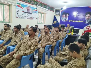 دیدار مجازی سربازان ناحیه فنوج با فرمانده سپاه سلمان