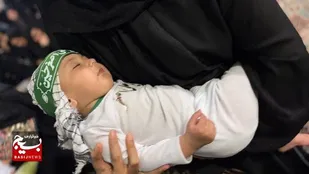 مراسم شیرخوارگان حسینی در عسلویه برگزار شد