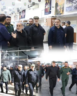 امدادگران ولایت در آستانه اربعین؛ پایانه چذابه زیر ذره&zwnj;بین فرماندهان جهادی سپاه