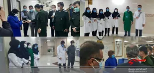 تجلیل سردار خرم دل از پرستاران مرکز درمانی سپاه فتح استان