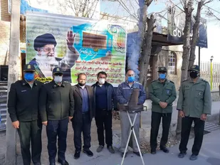 گرامیداشت سالروز سفر رهبر انقلاب در ۱۵ ماه سال ۱۳۸۶ به ابرکوه+ تصاویر