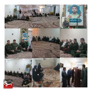 با حضور فرمانده ناحیه مقاومت بسیج شهرستان باغملک از خانواده شهید امنیت در دوراهی اسلام آباد دیدار به عمل آمد