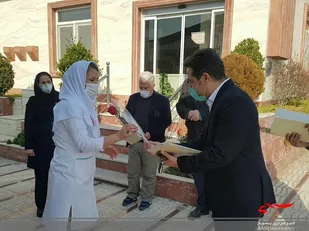 آیین تجلیل از مدافعان سلامت و پرستاران شهر مشکین دشت برگزار شد+تصاویر