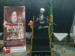 برگزاری مراسم هفتمین روز شهادت  آیت الله رئیسی و همراهان در روستای عالی چنگی