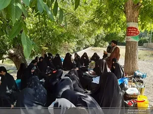 اردوی یک روزه بسیجیان به روستای جاسب