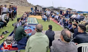 سازمان بسیج عشایری سپاه قدس گیلان در رضوانشهر میز خدمت برپا کرد