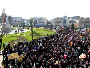 حضور با شکوه گرگانی ها در 22 بهمن سال 96