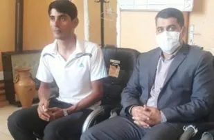 دعوت از بهنام آرین دوچرخه سوار نهاوندی به اردوی تیم ملی