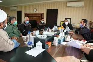 دیدار فرماندهی و نمایندگی ولی فقیه سپاه خواف با مدیر مجتمع سنگ آهن سنگان
