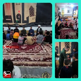 بازدید فرمانده ناحیه بسیج امیدیه در بین حلقات صالحین یک پایگاه