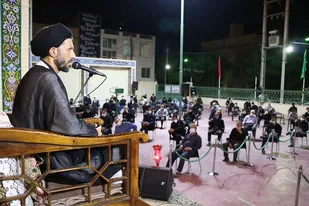 برگزاری مراسم عزاداری محرم در حسینیه ثارالله اردکان