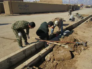 حضور کاروان خدمت در روستای گلستان بخش بسطام+تصاویر