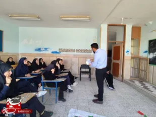 کارگاه جهاد تبیین با حضور جمعی از دانش آموزان  برگزار شد&nbsp;