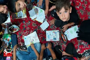برپایی مهد کودک بچه&zwnj;های مسجدی در پایگاه کوثر گیودره رزن