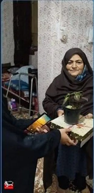 دیدار با خانواده شهید محمد علی شهرکی در زاهدان