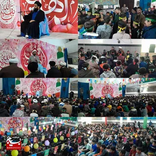 جشن نیمه شعبان با حضور پرشور جوانان و نوجوانان در ایذه