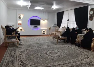 دیدار از خانواده شهیدان نورالدین غلامی و شهیده مینا محسنی