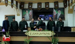 مراسم معارفه معاون فرهنگی هنری سپاه کربلا برگزار شد