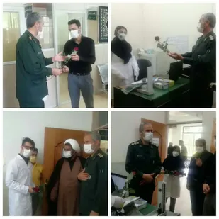 توسط فرماندهی ومسئول دفتر نمایندگی ولی فقیه در سپاه زرند تجلیل شد