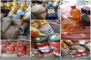 تهیه و توزیع 10 بسته معیشتی به همت پایگاه حضرت رقیه (س) سرخه