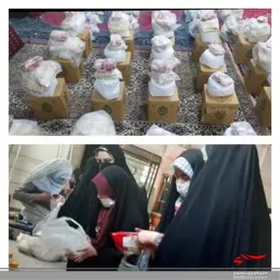 کمک مؤمنانه پایگاه حضرت خدیجه (س)
