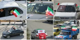 جشن چهل و دومین سالگرد تولد انقلاب اسلامی در فیروزکوه برگزار شد