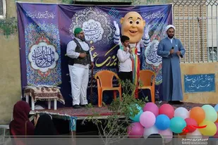 جشن بزرگ غدیر ویژه کودکان و نوجوانان در سرخه برگزار شد