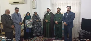 دیدار با خانواده های معظم شهدای شهرستان گلوگاه رزمایش دیدار شهدای رمضان