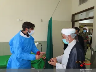 تقدیر و تشکر از کادر درمان شهر بهارستان در رزمایش شهید جلال افشار
