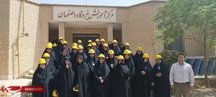 فرمانده پایگاه های ناحیه مقاومت بسیج امام رضا علیه السلام از نيروگاه برق اصفهان بازدید کردند