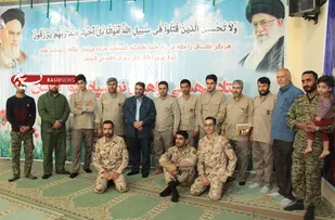 دیدار صمیمانه فرمانده سپاه نینوا با خادمین شهدا درراهیان نور