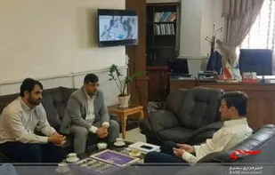 دیدار فرمانده سپاه چالوس با رئیس دانشگاه آزاد + عکس