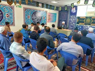 برگزاری کلاس ولایت فقیه برای سر گروه های صالحین اهل سنت حوزه محمد رسول الله شهر جرگلان