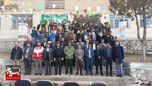 جشن ایام الله دهه فجر در مدارس شهرستان اردل