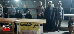 برگزاری میز خدمت جهادی تعاون، کار و رفاه اجتماعی به یادرهبرشهیددرهندیجان