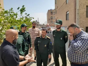 بازدید میدانی فرمانده سپاه پیشوا از مجتمع مسکن مهر ولایت