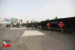 خدمت&zwnj;رسانی بسیجیان قمی در قالب موکب سیدالشهداء