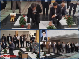 تجدید میثاق رئیس سازمان بسیج اساتید کشور با آرمان های شهدا در کرمان