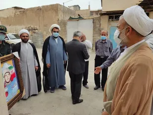 دیدار با خانواده شهدای روحانی دشتستان