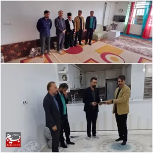 دیدار و تکریم خانواده دو شهید توسط بسیج اصناف در ایذه