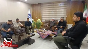 دیدار مسئول نمایندگی ولی فقیه در سپاه امام حسن مجتبی (ع)، با سرپرست روابط عمومی سپاه استان البرز