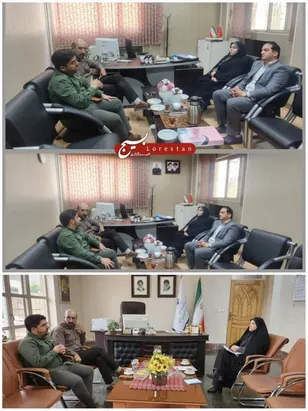 دیدار تعاملی مدیران روابط عمومی سپاه و استانداری لرستان و بسیج رسانه استان