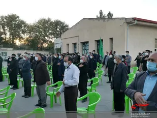 آئین عزاداری رحلت پیامبر(ص) در محوطه سپاه عجب شیر