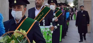 خدام رضوی از ۸ گروه سرود امام رضایی استان یزد تجلیل کردند